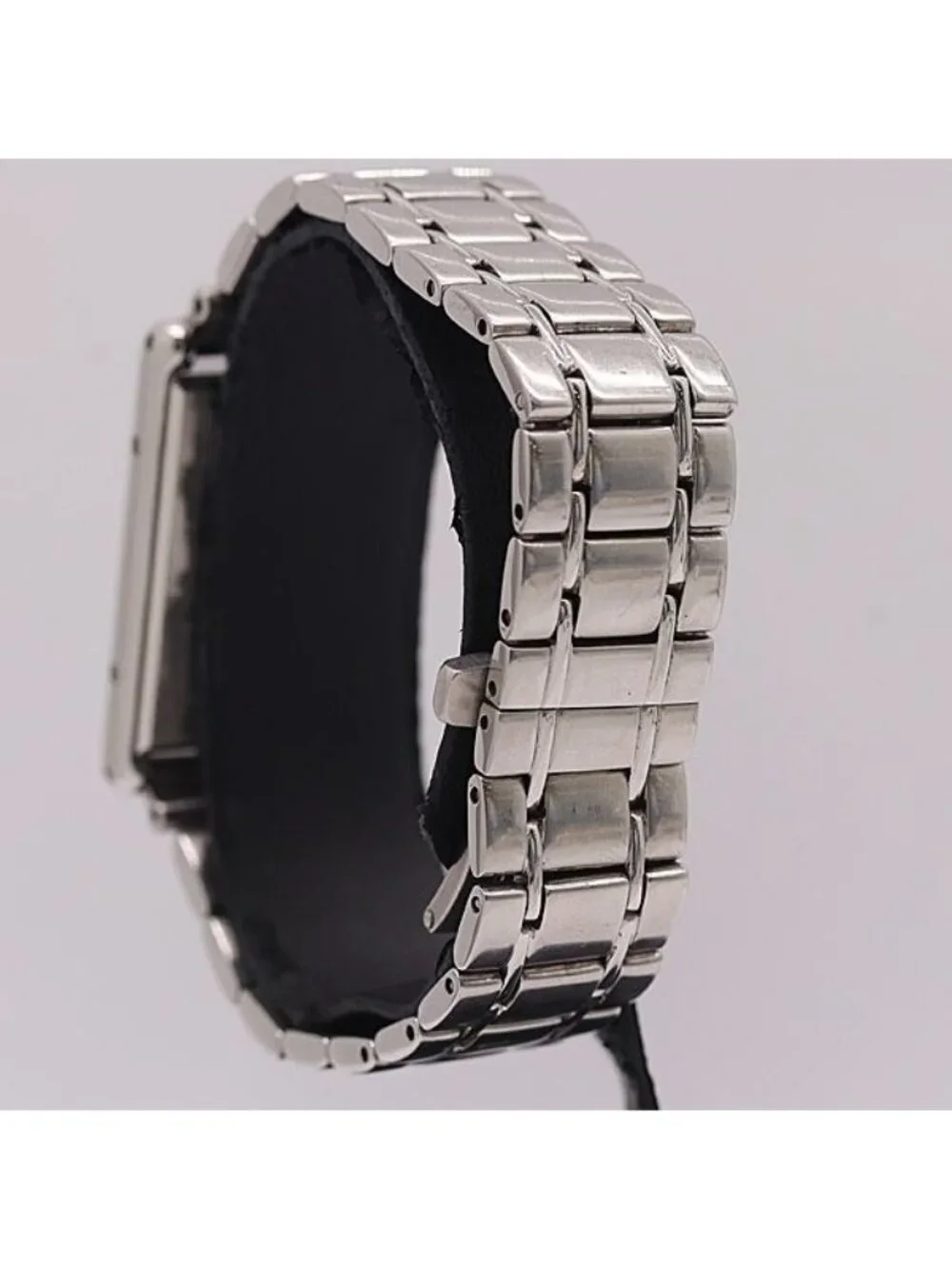 Cartier Tank Basculant No Quartz Silver Dial Watch
